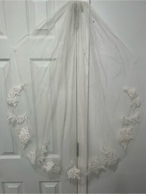 David's Bridal Ivory Bridal Veil